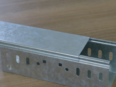 Self-locking cable tray