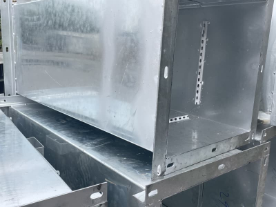 Vertical bridge frame