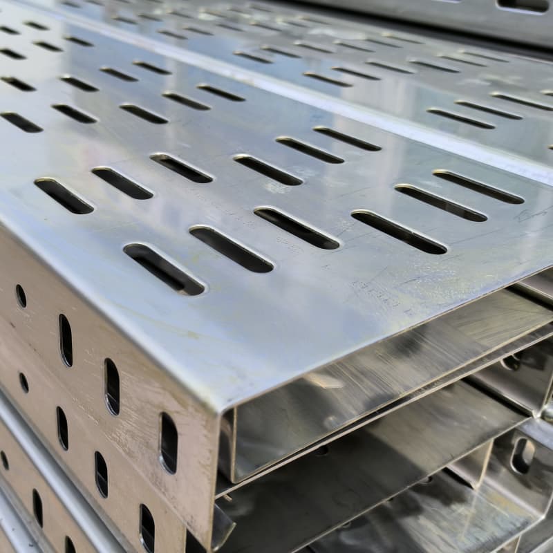 Perforated tray bridge