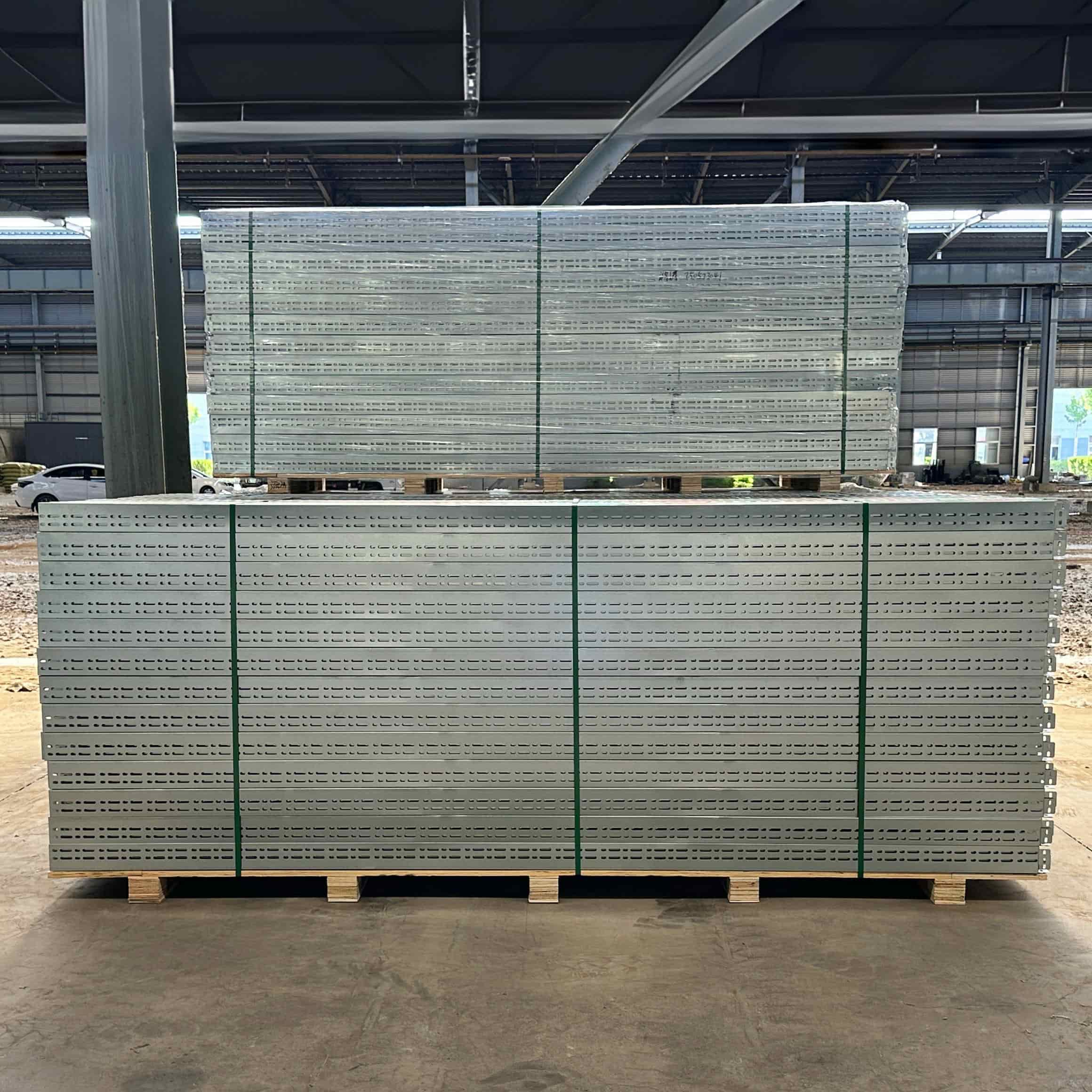 Perforated tray bridge Perforated tray bridge